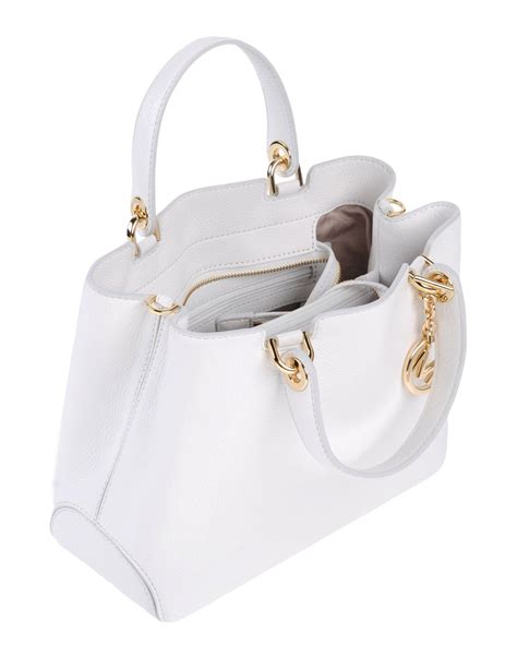 michael kors shopper bag white|Michael Kors handbags original price.